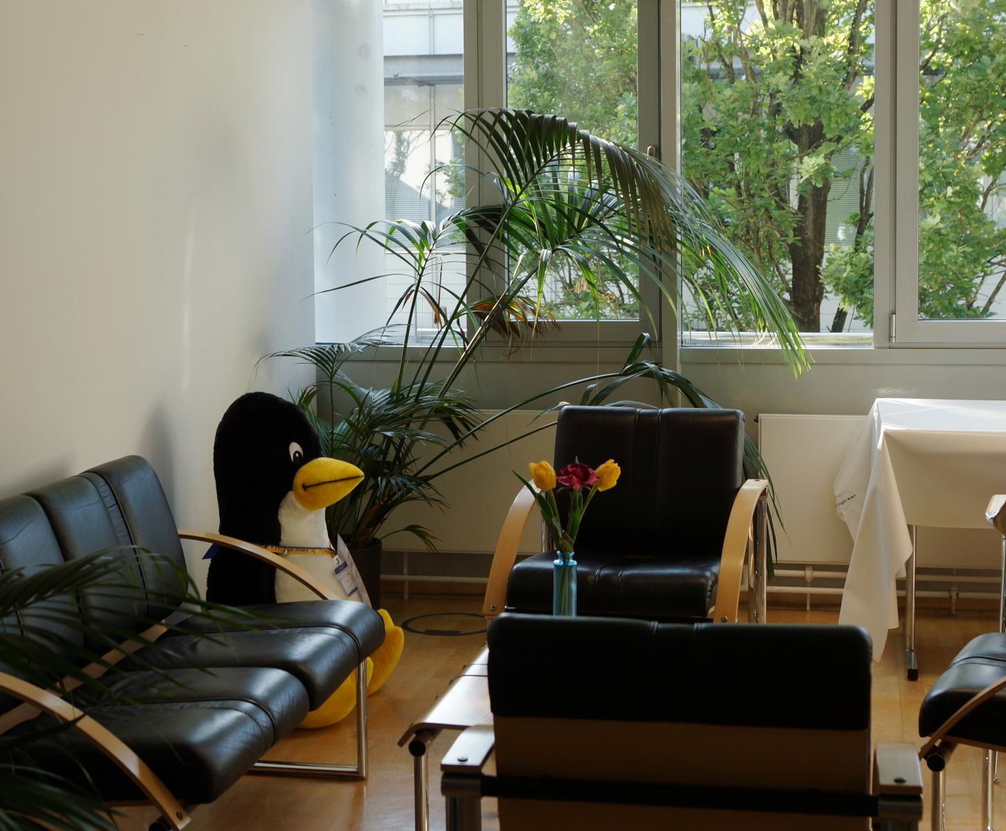 Tux freut sich schon auf die Kielux Tux freut sich schon auf die Kielux